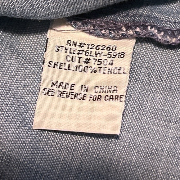 Velvet Heart Light Blue Denim Dress - Picture 3 of 7